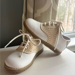 L’Amour Boys Tan Saddle Shoe